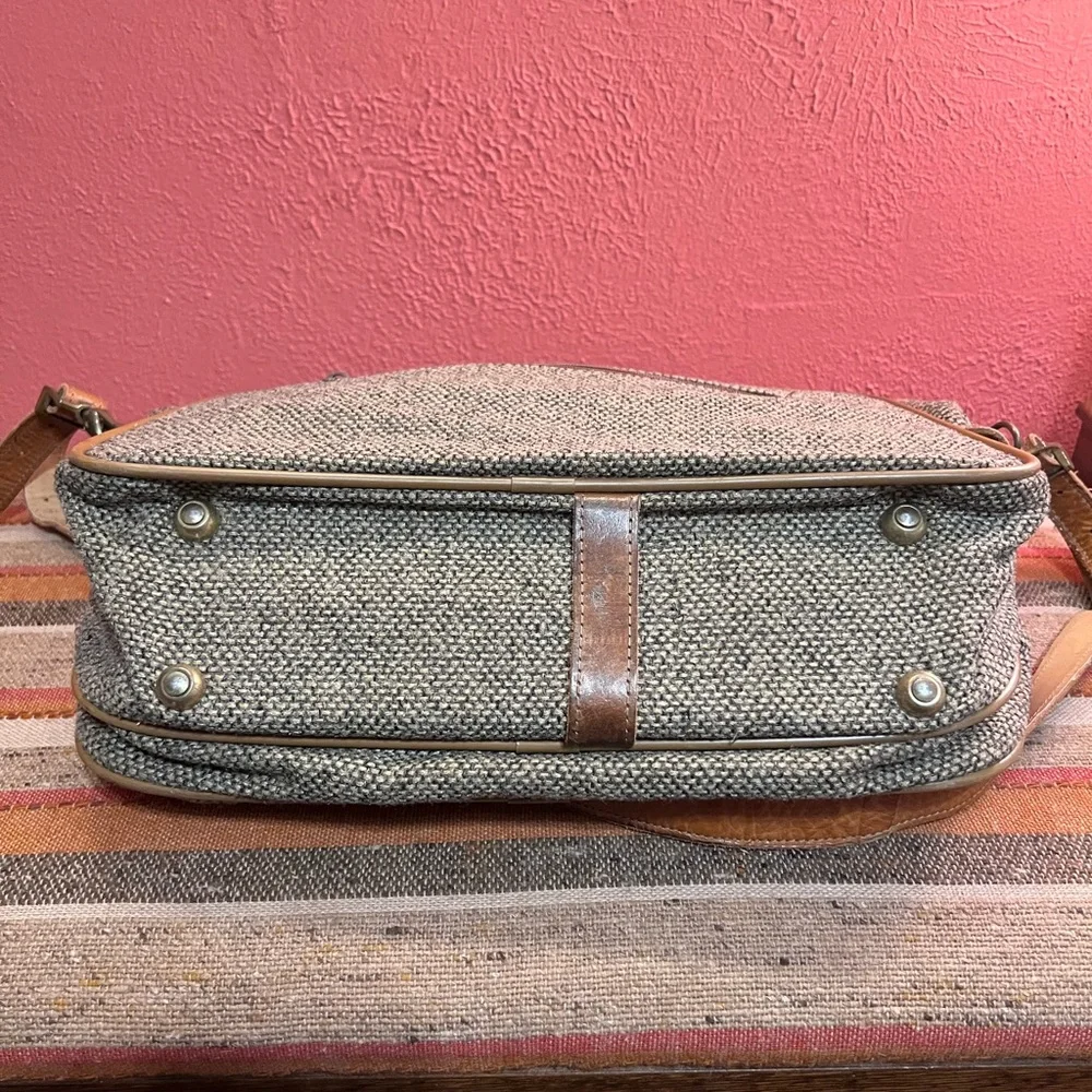 Hartmann Overnight Travel Tweed Shoulder Bag VTG